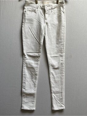 Levi’s Women’s White Skinny Jeans Sz 27